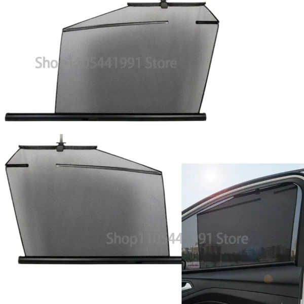 Tendina Parasole Auto Retrattile Finestrino Laterale Protezione UV Tendina Parasole Auto Retrattile Finestrino Laterale Protezione UV