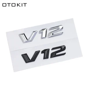 OTOKIT Emblema 3D ABS Cromato V12 Adesivo Parafango Mercedes Maybach S600 S500