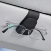 Portaocchiali Auto Universale per Aletta Parasole Clip Carte Biglietti Penna