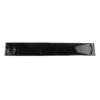 Striscia Parasole Parabrezza Auto Furgone Nero Lucido Adesiva PVC 140x20 cm