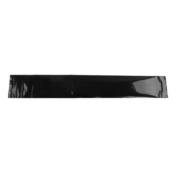 Striscia Parasole Parabrezza Auto Furgone Nero Lucido Adesiva PVC 140x20 cm