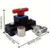 Misure dello stacca batteria: 8 x 7 x 5,5 cm Misure dello stacca batteria: 8 x 7 x 5,5 cm